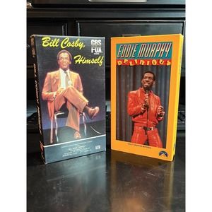 Bill Cosby Himself and Eddie Murphy Delirious VHS Movies